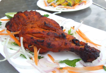 Quick Serving Tandoori Chicken + Rice